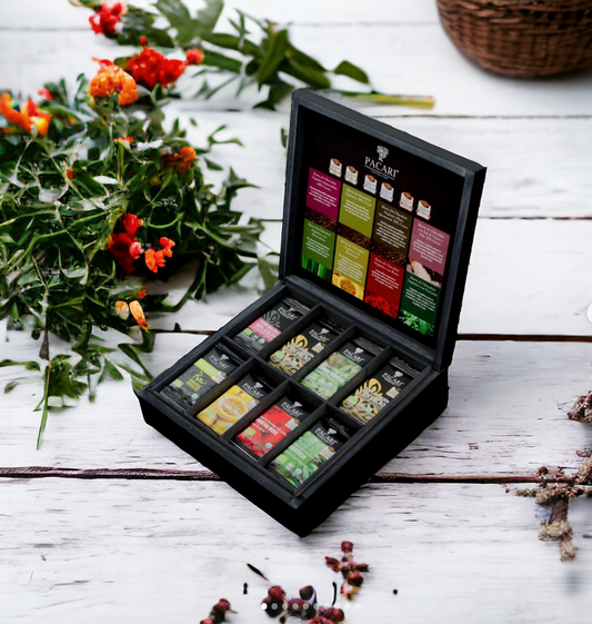 Award-Winning Black Wood Gift Box After Dinner (40 Mini bars)