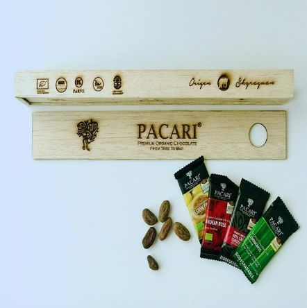 Raft Wood Gift Box 4 minibars (10 gr.) Assorted flavors