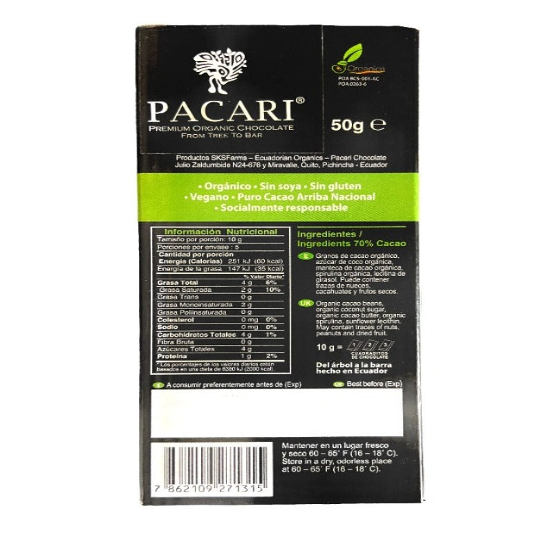 Raw 70% Spirulina + Coconut Sugar Organic