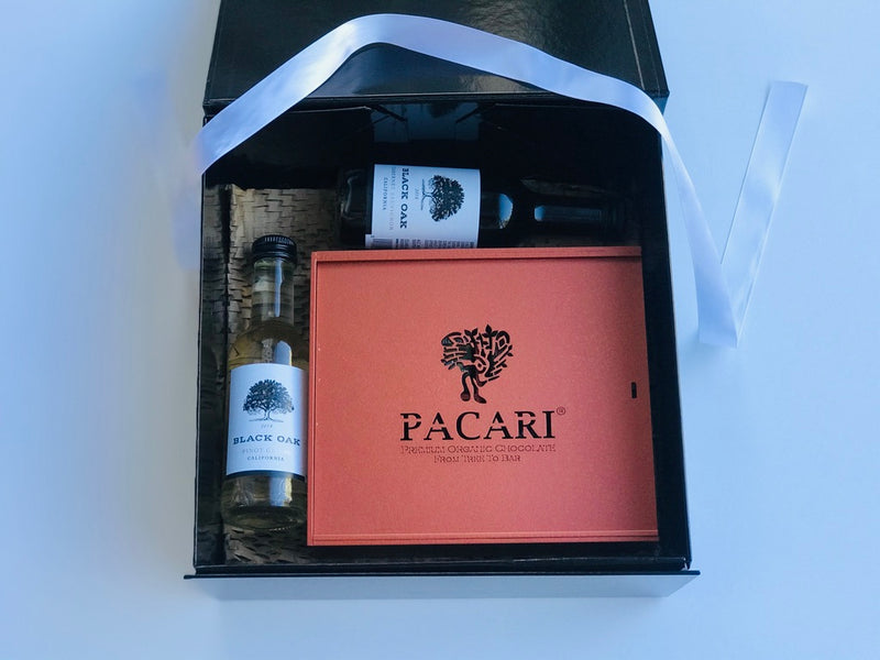 Ultimate Experience: Wood Gift Box + Wine