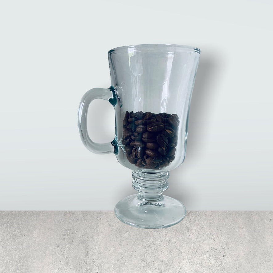 Glass Irish Coffee Mug --- 15 oz