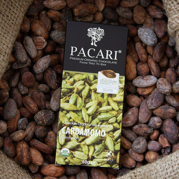 Cardamom Organic Chocolate Bar 50 gr.