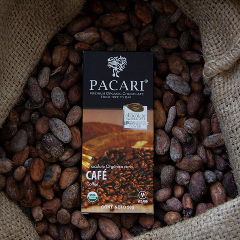 Coffee Organic Chocolate Bar 50g.