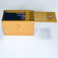 Wood Colored Gift Box 5 Chocolate Bars