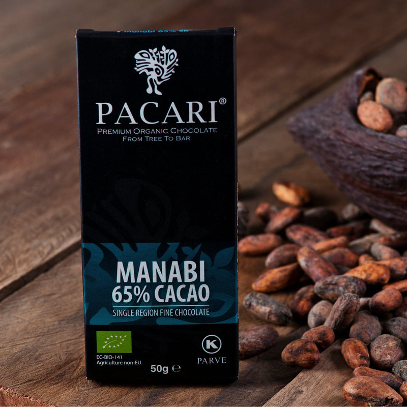 Manabi 65% Organic Chocolate Bar 50 gr.