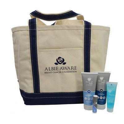 Aloe Up Cotton Tote Bag with Sport Sunscreen