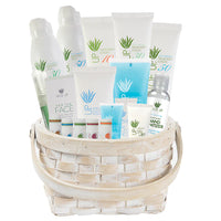 WHITE COLLECTION HOLIDAY BASKET - LARGE