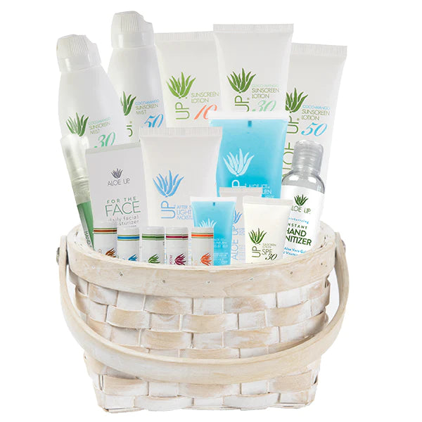 WHITE COLLECTION HOLIDAY BASKET - LARGE