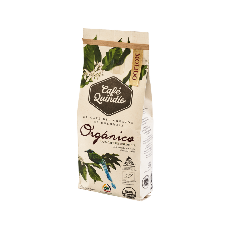 Ground Organic Coffee 340 gr.  Medium Roast
