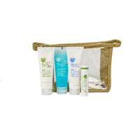 Aloe Up Small Hemp Bag with White Collection Sunscreen